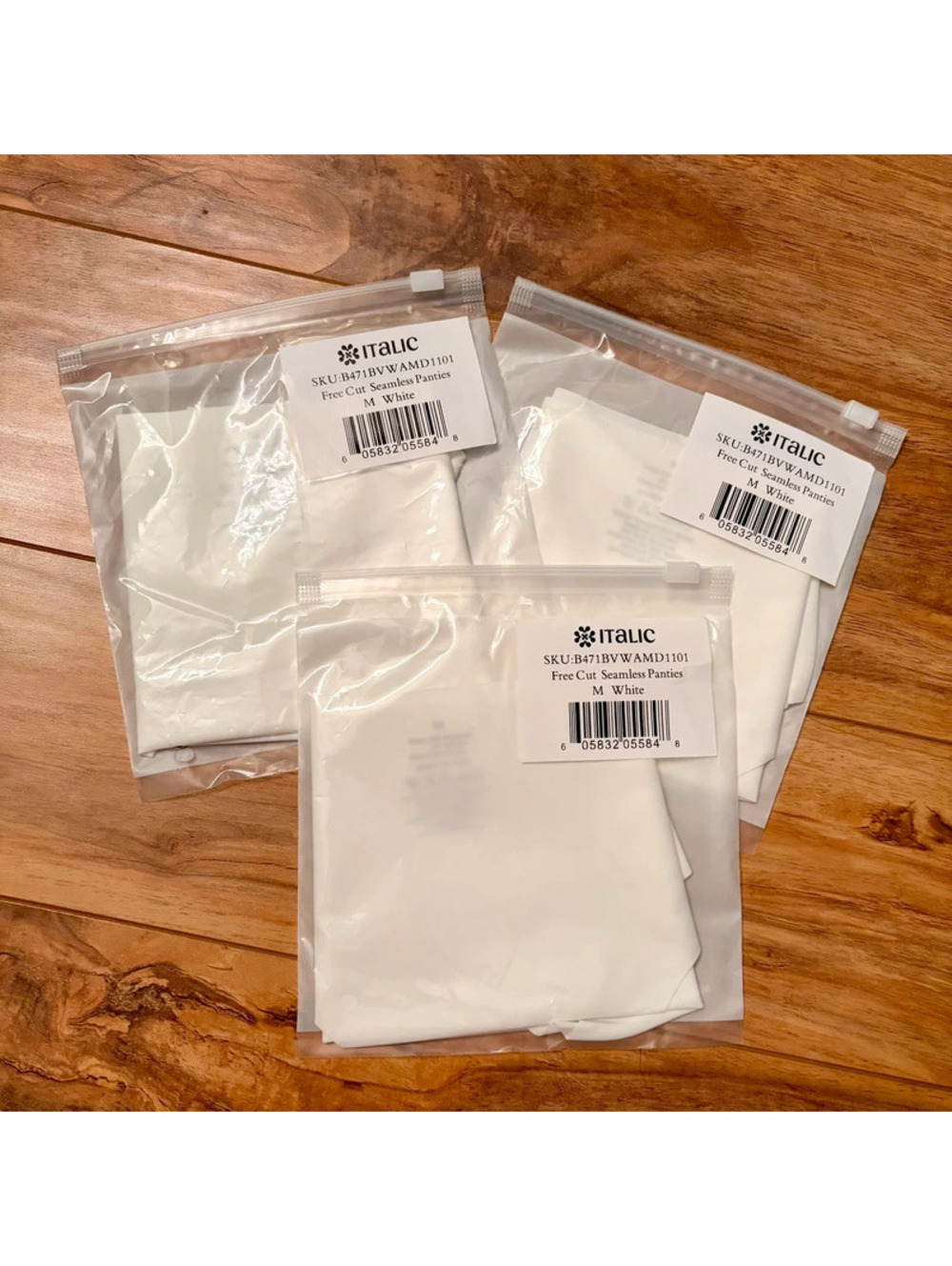 3 Italic Free Cut Seamless panties